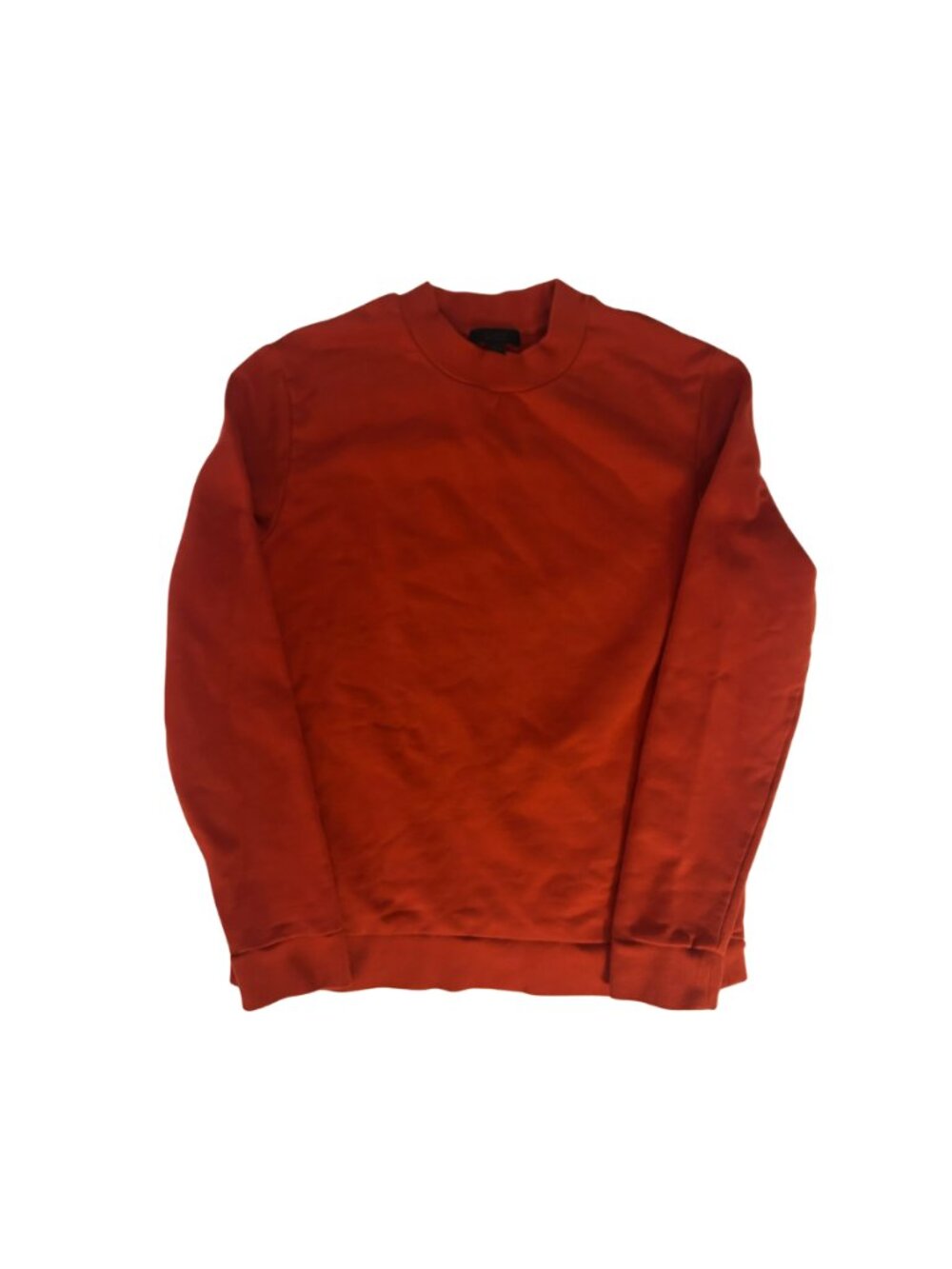 COS Orange Red Crewneck - Long Sleeve Top